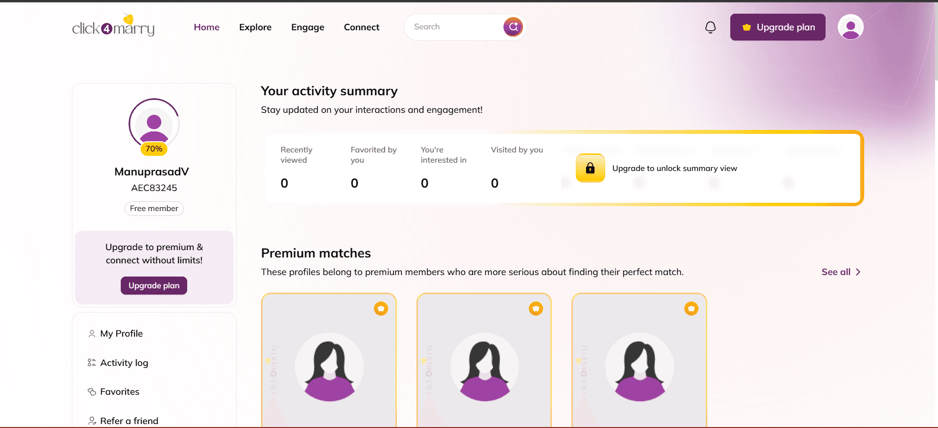Matrimony Matchmaking Platform preview