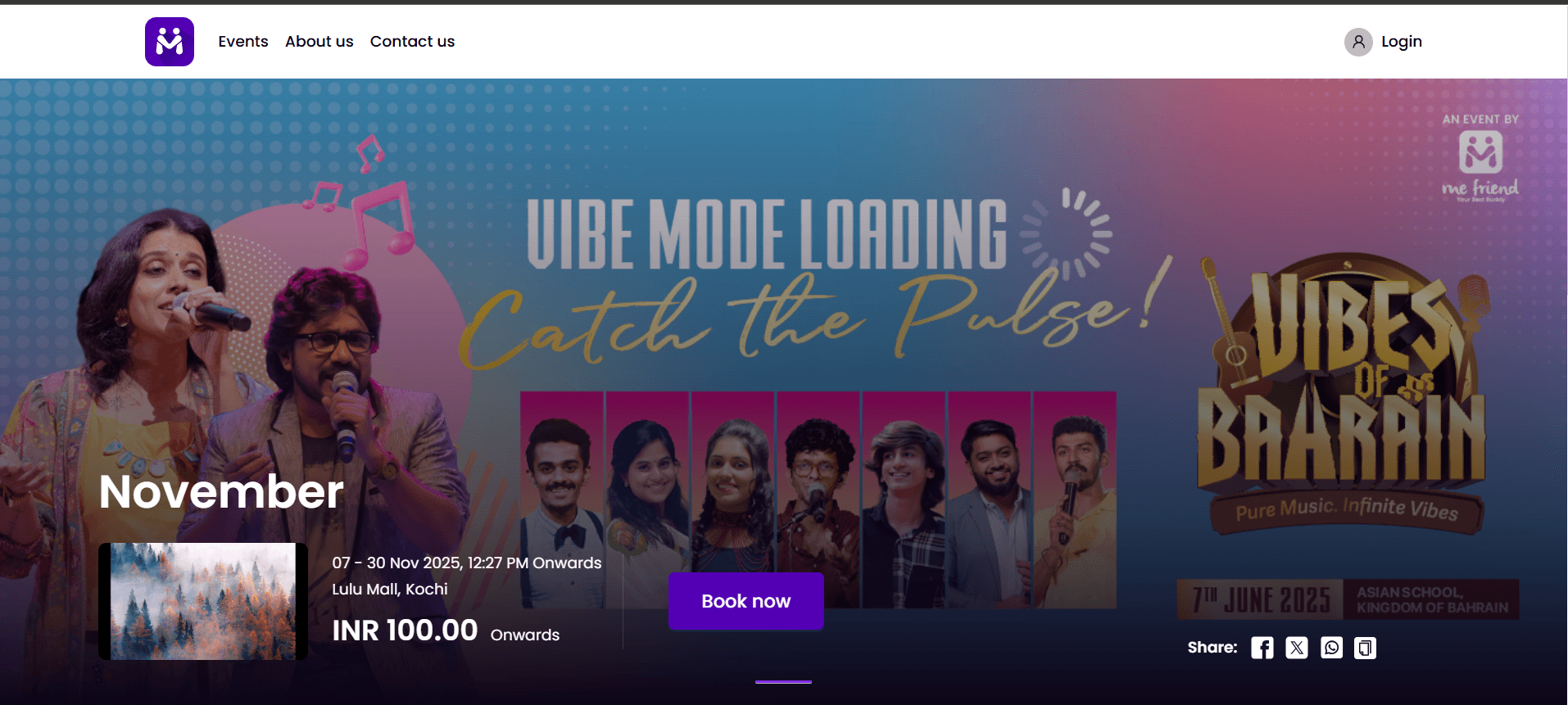 Event Ticket Booking Platform preview